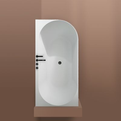 Oltens Hamnes wanna narożna 170x80 cm lewa biała 11011000