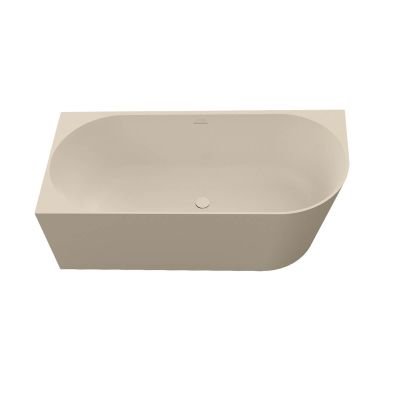 Oltens Holma wanna narożna 160x75 cm owalna kaszmir 11300500