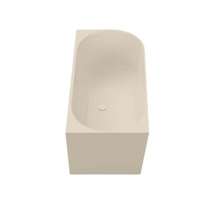 Oltens Holma wanna narożna 160x75 cm owalna kaszmir 11300500