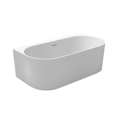 Oltens Hamnes wanna przyścienna 160x75 cm biała 12025000