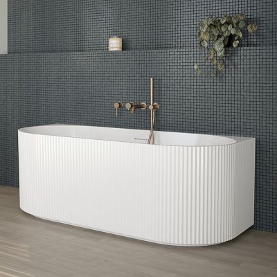 Oltens Hamnes wanna przyścienna 170x80 cm biała 12026000