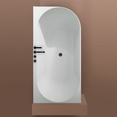 Oltens Hamnes wanna narożna 160x75 cm lewa biała 11010000