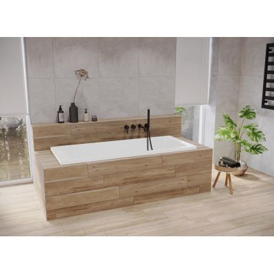 Oltens Molle bateria wannowo-prysznicowa podtynkowa czarny mat 34105300