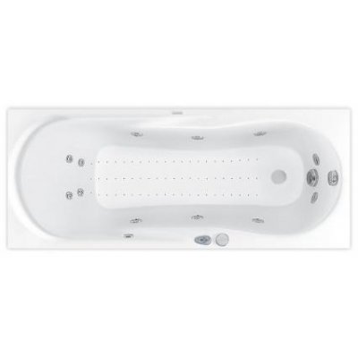 Wanna z hydromasażem Economy 2 160 x 70 cm Poolspa Muza PHPD610SO2C0000