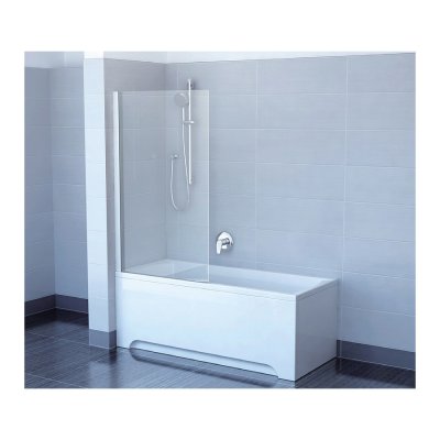 Ravak Pivot PVS1-80 ścianka wannowa stała polerowane aluminium + transparent 79840C00Z1