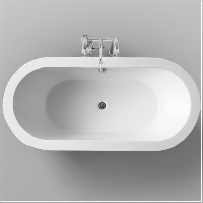 Rea Ramiro wanna wolnostojąca 170x80 cm owalna biała REA-W0501