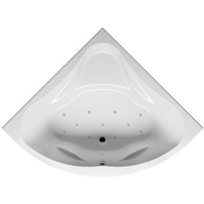 Riho Neo wanna narożna 150x150 cm z hydromasażem AIR lewa biała B077004005