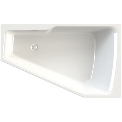 Riho Rethink Space wanna narożna 160x75 cm lewa Riho Fall biała B112006005