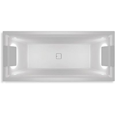 Riho Still Square wanna prostokątna 180x80 cm z oświetleniem LED biały błyszczący BR0100500K00132