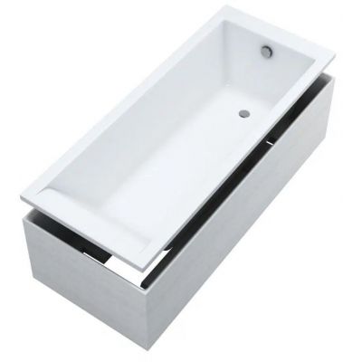 Schedpol Ferra Set wanna z syfonem i nośnikiem 160x70 cm 3.532/NO-9.114