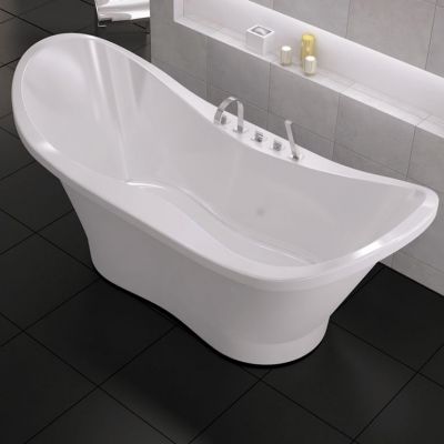 Sanitti Uno XL wanna wolnostojąca 182x76,8 cm biały połysk 11011100