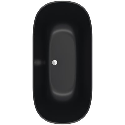 Villeroy & Boch Theano wanna wolnostojąca 155x75 cm Pure Black UBQ155ANH7F200V-R7