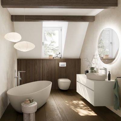 Villeroy & Boch Antao wanna wolnostojąca 170x75 cm owalna Almond UBQ170TAO7V-AL