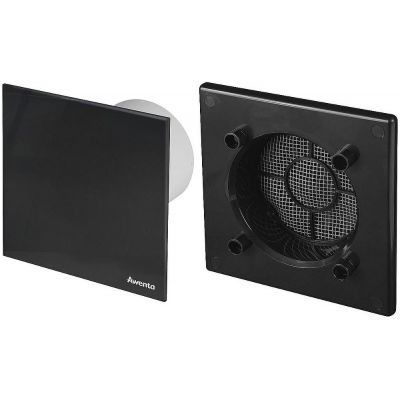 Awenta System+ Trax panel ozdobny  z ramką czarny mat (RWO100CZ, PTCB100M)