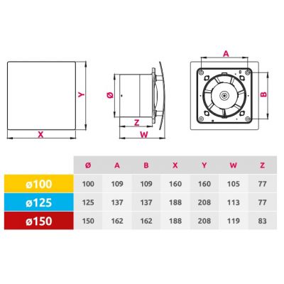 Awenta Escudo panel ozdobny 160x160 mm srebrna PET100