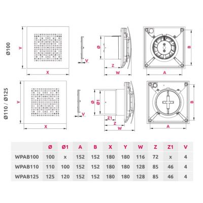 Awenta Pulsar wentylator WPAB100Z