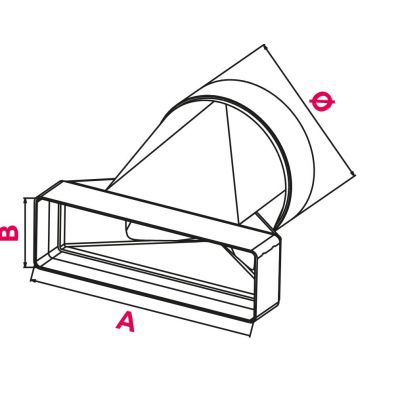 Awenta łącznik przekrojów zmiennych KP120-20