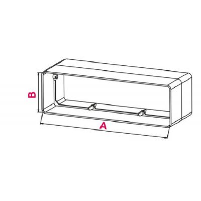 Awenta łącznik płaski KP120-21
