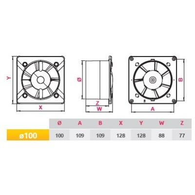 Zestaw Awenta System+ Silent 100H wentylator ścienno-sufitowy z panelem ozdobnym czarny/czarny połysk (KWS100CZ, PTCB100P)