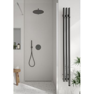 Oltens Stang grzejnik łazienkowy dekoracyjny 150x15 cm grafit 55019400