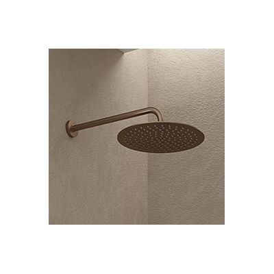 Zestaw Oltens Katla bateria podtynkowa termostatyczna z deszczownicą 30 cm Vindel i kompletem prysznicowym Ume miedź szczotkowana 36608610