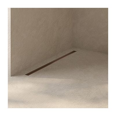 Oltens Langan Slim odpływ prysznicowy liniowy 80 cm miedź połysk/miedź szczotkowana 30011610