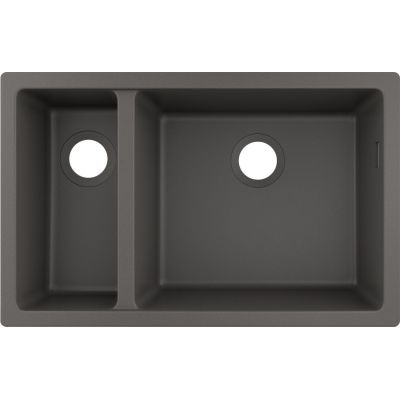 Hansgrohe S 51 zlewozmywak granitowy 71x45 cm kamienny szary 43433290