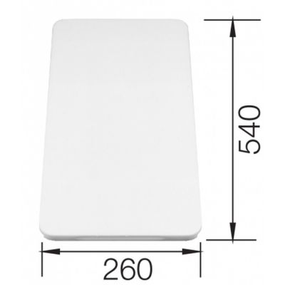 Blanco deska kuchenna z tworzywa białego 210521