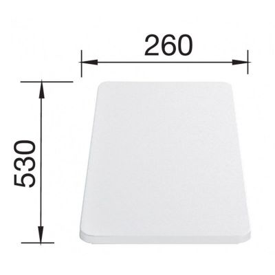 Blanco deska kuchenna z tworzywa białego 217611