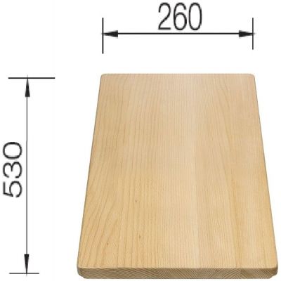 Blanco deska kuchenna drewno bukowe 218313