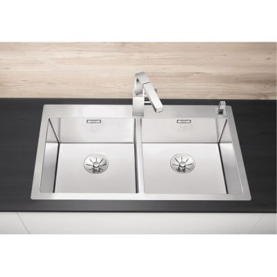 Blanco Claron 400/400-IF/A zlewozmywak stalowy 88,5x51 cm stal polerowana 521654