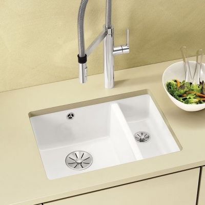 Blanco Subline 350/150-U zlewozmywak ceramiczny 56,7x45,6 cm biały 523741