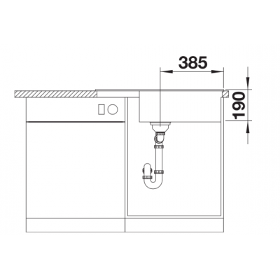 Blanco Zia XL 6 S Compact zlewozmywak granitowy 78x50 cm delikatny biały 527213