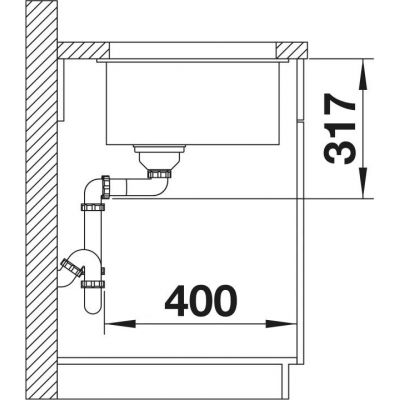 Blanco Etagon 700-U zlewozmywak granitowy 73x46 cm biały 527767