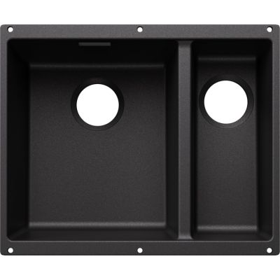 Blanco Subline 340/160-U zlewozmywak granitowy 52,5x40 cm czarny 527818