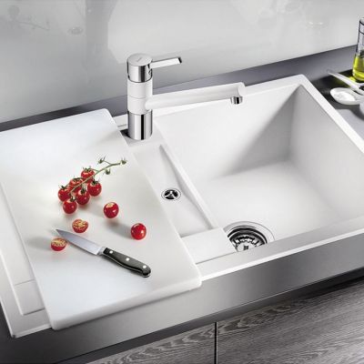 Blanco Metra 45 S zlewozmywak 78x50 cm PuraDur z Silgranit PuraDur czarny 525915