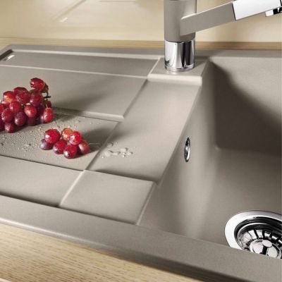 Blanco Metra 5 S zlewozmywak 86x50 cm z Silgranit PuraDur czarny 525918