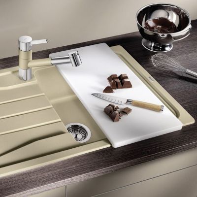 Blanco Sona 5 S zlewozmywak 86x50 cm Silgranit czarny 525972