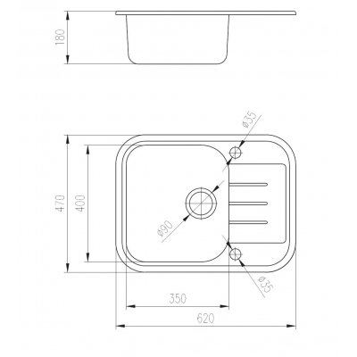 Zlewozmywak granitowy 1-komorowy piaskowy Deante Teta ZUW 711A