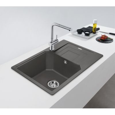 Franke Urban UBG 611-62 GSC zlewozmywak 62x50 cm Fragranite kamienny szary 114.0687.266