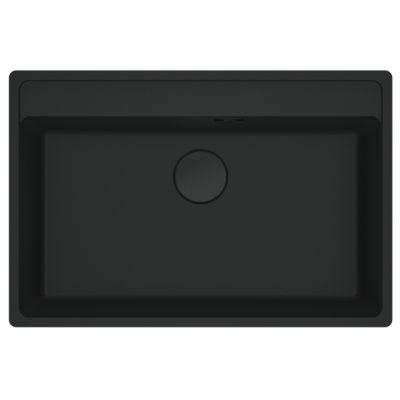 Franke Maris zlewozmywak granitowy 76x51 cm czarny 114.0693.514