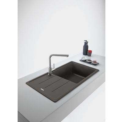 Franke Basis zlewozmywak granitowy 97x50 cm szary 114.0716.318
