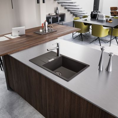 Franke Centro CNG 611-78 zlewozmywak granitowy 78x50 cm łupkowy szary 114.0716.325