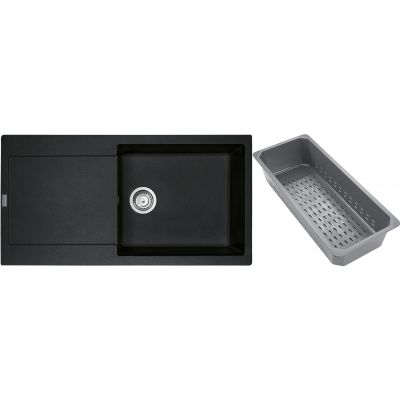 Franke Maris zlewozmywak granitowy z wkładką ociekową 97x50 cm onyx 114.0743.074