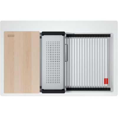 Franke Kanon KNG PRO 610-73 FTL zlewozmywak granitowy 79x51 cm biały polarny 114.0749.635