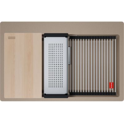 Franke Kanon KNG PRO 610-73 FTL zlewozmywak granitowy 79x51 cm cappuccino 114.0749.637