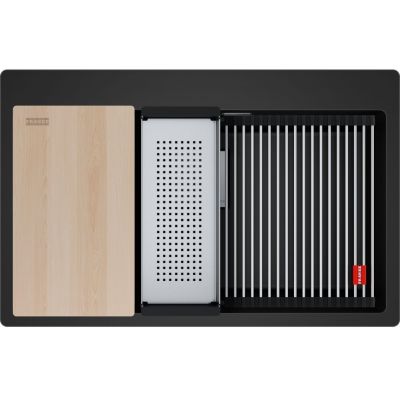 Franke Kanon KNG PRO 610-73 FTL zlewozmywak granitowy 79x51 cm czarny mat 114.0749.641