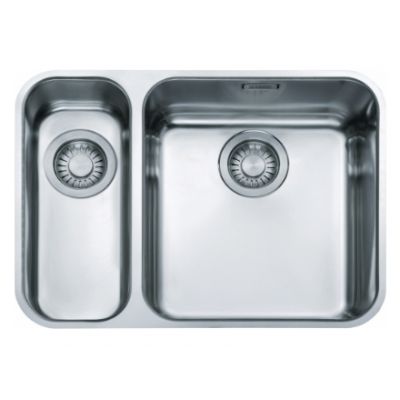 Franke Largo zlewozmywak stalowy 57,2x42 cm stal szczotkowana 122.0739.181