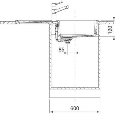 Franke Maris MXK 611‑100 zlewozmywak ceramiczny 100x50 cm czarny mat 124.0745.403