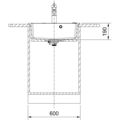 Franke Mythos MYK 610-52 zlewozmywak ceramiczny 59x51 cm biały polarny 124.0749.518